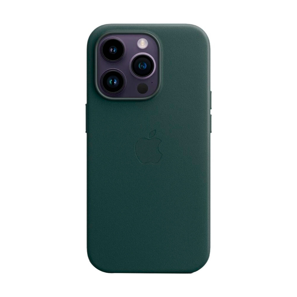 APPLE FUNDA LEATHER MAGSAFE IPHONE 14 PRO FOREST GREEN